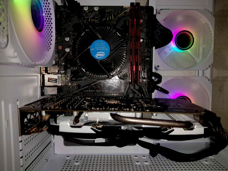 💥 Com เล่นสตรีมเกมส์ ทำงาน กราฟิก 3D ตัดต่อ 💥 CPU I3 10105F + RX 570 OC 8 GB + RAM 16 GB + SSD 256 GB 💥 รูปที่ 8