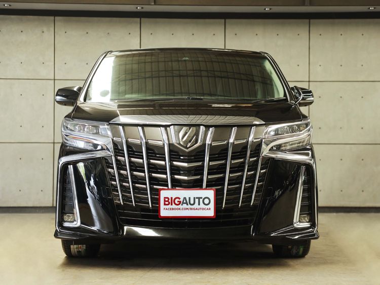Toyota Alphard 2020 2.5 S C-Package Van เบนซิน ไม่ติดแก๊ส เกียร์อัตโนมัติ ดำ รูปที่ 4