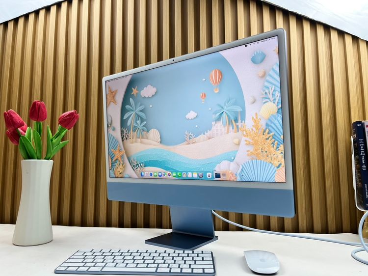 iMac 24-inch M3 2023 Ram8GB SSD256GB Blue รูปที่ 2