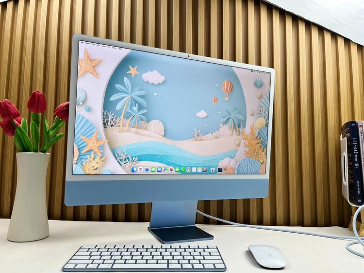 iMac 24-inch M3 2023 Ram8GB SSD256GB Blue รูปที่ 3