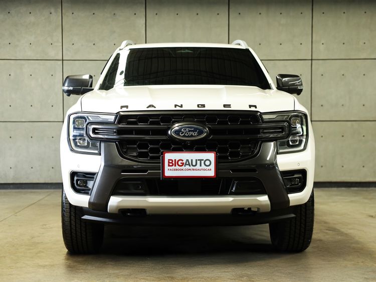 Ford Ranger 2023 2.0 Wildtrak 4WD Pickup ดีเซล ไม่ติดแก๊ส เกียร์อัตโนมัติ ขาว รูปที่ 4