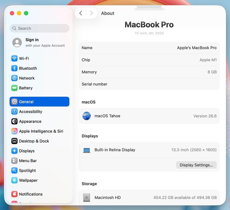 MacBook Pro 13-inch M1 2020 Ram8GB SSD512GB Silver  รูปที่ 12