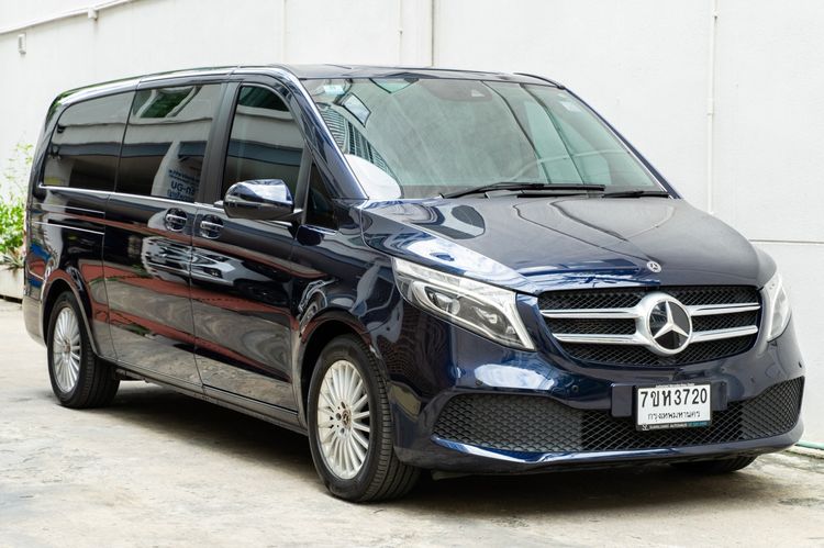 Mercedes-Benz V-Class 2021 V250 Van ดีเซล ไม่ติดแก๊ส เกียร์อัตโนมัติ น้ำเงิน