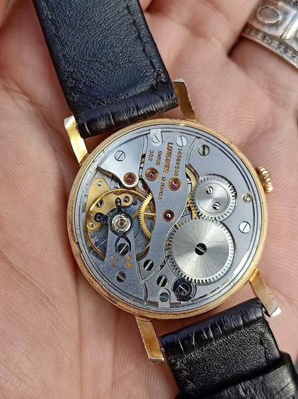 นาฬิกา LONGINES 18k Rose Gold 2เข็มครึ่ง ขาแฟนซีหายาก ตัวเรืองทองคำแท้ 18k รุ่นสะสมหายากมาก รูปที่ 11