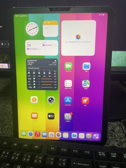 ขาย iPad air5 64g cellular. สุขภาพแบต79 มีแค่เครื่อง ตำหนิ บอดี้มีรอยเคสกัด ใช้งานปกติ ราคา 8900 บาท นัดรับกทม รูปที่ 7