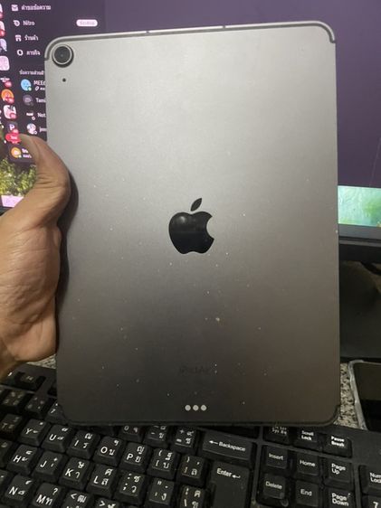 ขาย iPad air5 64g cellular. สุขภาพแบต79 มีแค่เครื่อง ตำหนิ บอดี้มีรอยเคสกัด ใช้งานปกติ ราคา 8900 บาท นัดรับกทม รูปที่ 3