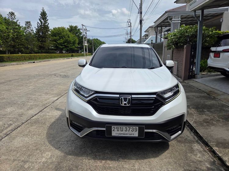Honda CR-V 2021 2.4 ES 4WD Sedan เบนซิน ไม่ติดแก๊ส เกียร์อัตโนมัติ ขาว