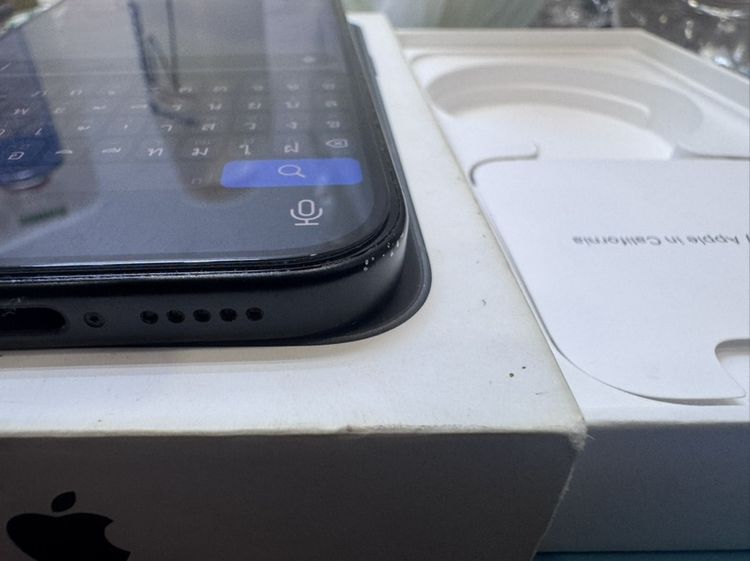 ขาย iPhone 15 128GB สีดำ สุขภาพแบต 86 มีรอยลอกบางจุด้วย ไม่มีรอยตกบุ รูปที่ 6