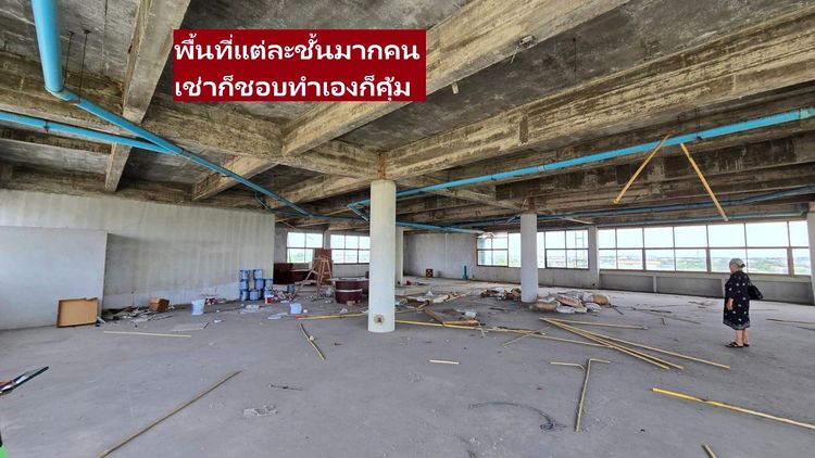 ขายอาคารสำนักงานขนาดใหญ๋ริมถนนติวานนท์-ปากเกร็ด25 ทำเลจากแยกปากเกร็ด2กิโลกว่า 7-8 ชั้น 3000 ตารางเมตรหาไม่ได้แล้ว ใกล้วนกลับแจ้งวัฒนะ หรือเข