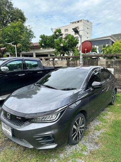 Honda City 2021 1.0 RS Sedan เบนซิน ไม่ติดแก๊ส เกียร์อัตโนมัติ เทา รูปที่ 3
