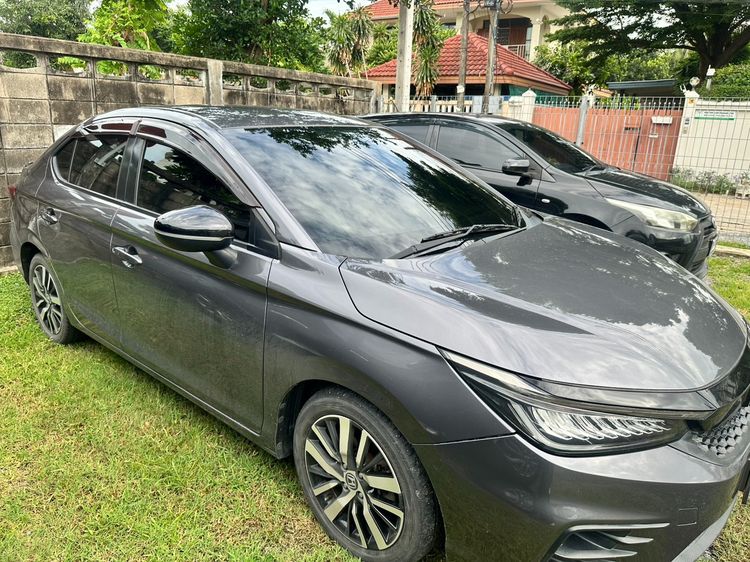 Honda City 2021 1.0 RS Sedan เบนซิน ไม่ติดแก๊ส เกียร์อัตโนมัติ เทา รูปที่ 2