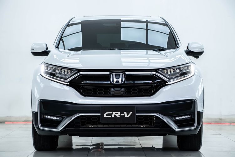 Honda CR-V 2021 2.4 ES 4WD Utility-car เบนซิน ไม่ติดแก๊ส เกียร์อัตโนมัติ ขาว รูปที่ 4