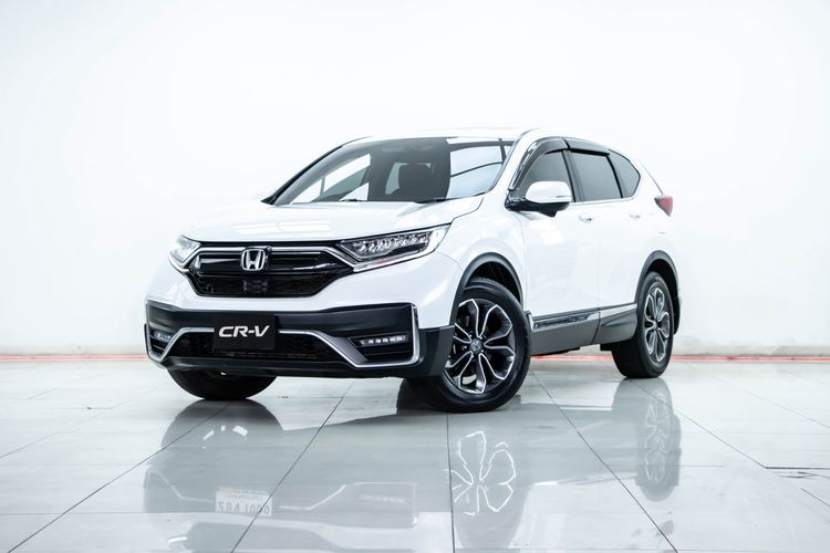 Honda CR-V 2021 2.4 ES 4WD Utility-car เบนซิน ไม่ติดแก๊ส เกียร์อัตโนมัติ ขาว