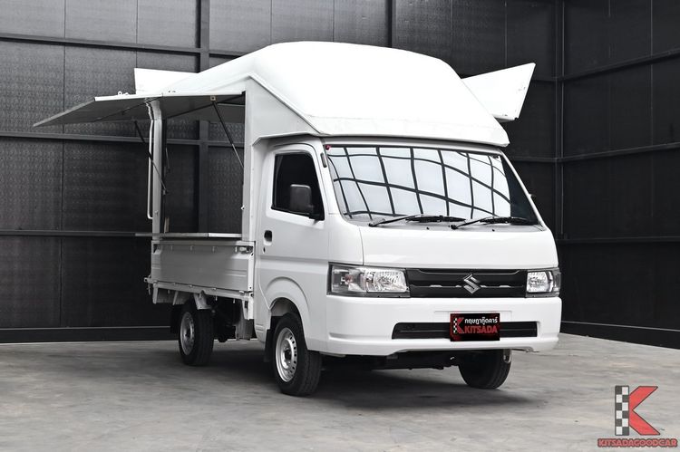 Suzuki Carry 2022 1.5 Pickup เบนซิน ไม่ติดแก๊ส เกียร์ธรรมดา ขาว