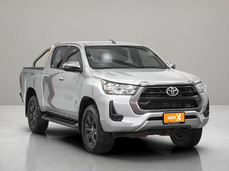 Toyota Hilux Revo 2021 Double Cab 2.4 Entry Prerunner Pickup ดีเซล ไม่ติดแก๊ส เกียร์อัตโนมัติ บรอนซ์เงิน รูปที่ 3