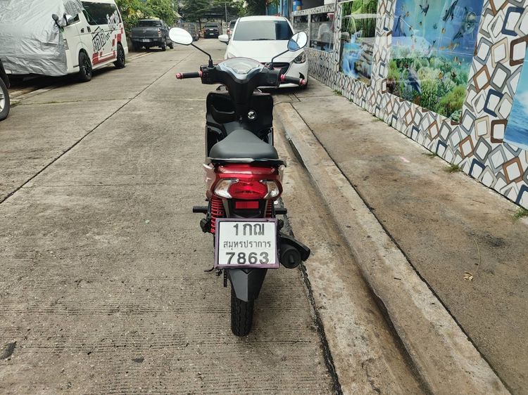 🛵ยังไงก็ขาย Finn ปี 62 เครื่องดี สีสวย สตาร์ทมือ เล่มชุดโอนครบ+เปลี่ยนถ่ายน้ำมันเครื่องฟรี ส่งฟรี30 ก.ม รูปที่ 6
