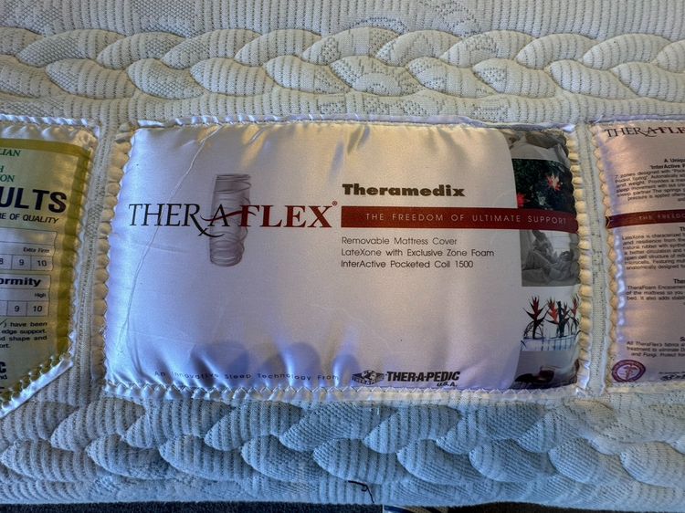 ฟูกนอน สปริง เสริมยางราเท็ก 6 ฟุต แบรนด์ THERAFLEX  รูปที่ 9