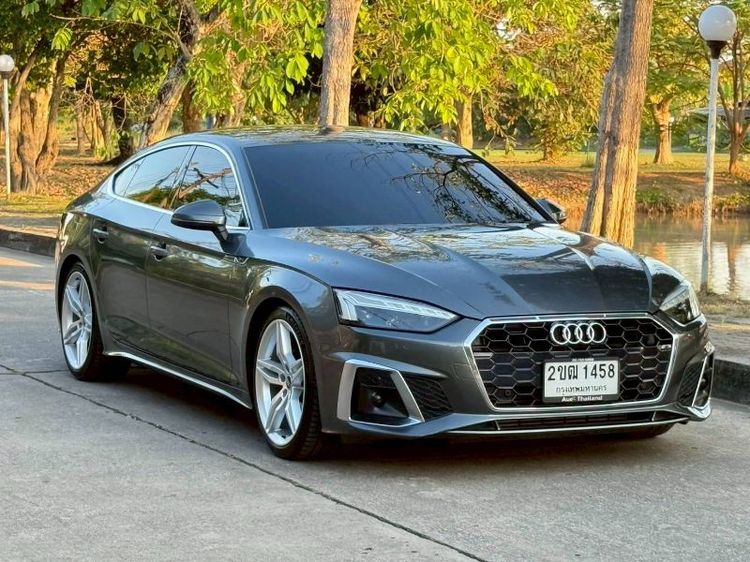 Audi Audi A5  2021 Coupe 40 TFSI S line Sedan เบนซิน ไม่ติดแก๊ส เกียร์อัตโนมัติ เทา