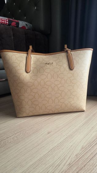 อื่นๆ หนัง PU น้ำตาล กระเป๋าสะพายไหล่POLO tote ใบใหญ่