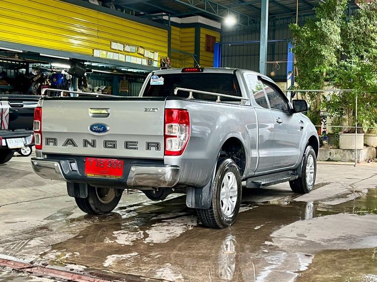 Ford Ranger 2018 2.2 Hi-Rider XLT Pickup ดีเซล ไม่ติดแก๊ส เกียร์ธรรมดา เทา รูปที่ 4