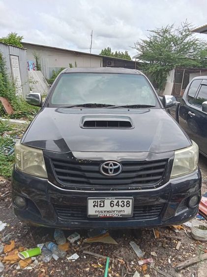 Toyota Hilux Vigo 2012 2.5 E Sedan ดีเซล เกียร์ธรรมดา ดำ รูปที่ 2