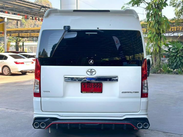 Toyota Commuter 2023 2.8 Van ดีเซล ไม่ติดแก๊ส เกียร์อัตโนมัติ ขาว รูปที่ 3