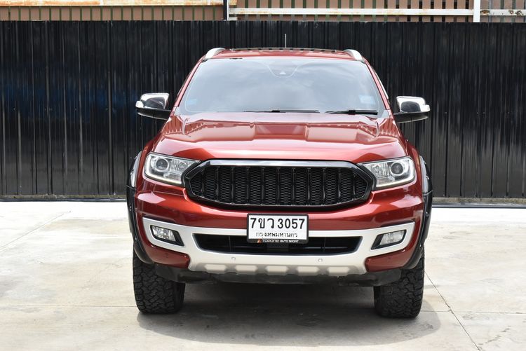 Ford Everest 2018 2.0 Titanium Plus 4WD Utility-car ดีเซล ไม่ติดแก๊ส เกียร์อัตโนมัติ แดง รูปที่ 2