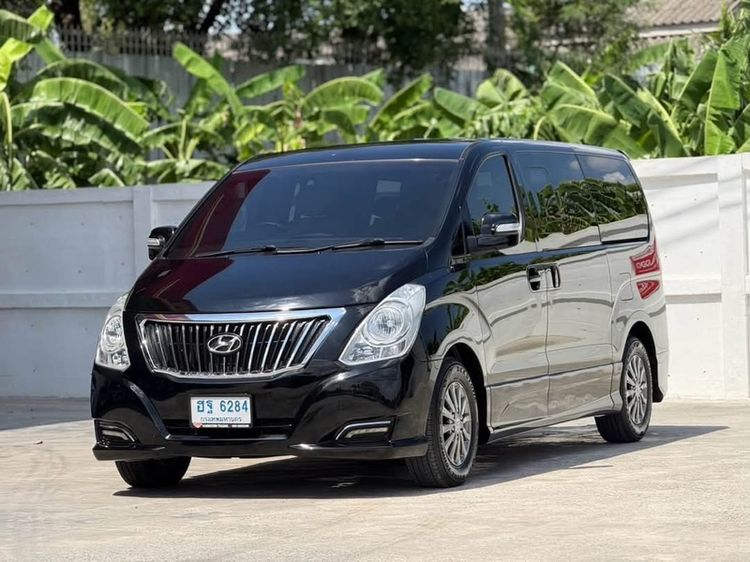 Hyundai H-1 2016 2.5 Elite Van ดีเซล ไม่ติดแก๊ส เกียร์อัตโนมัติ ดำ รูปที่ 3