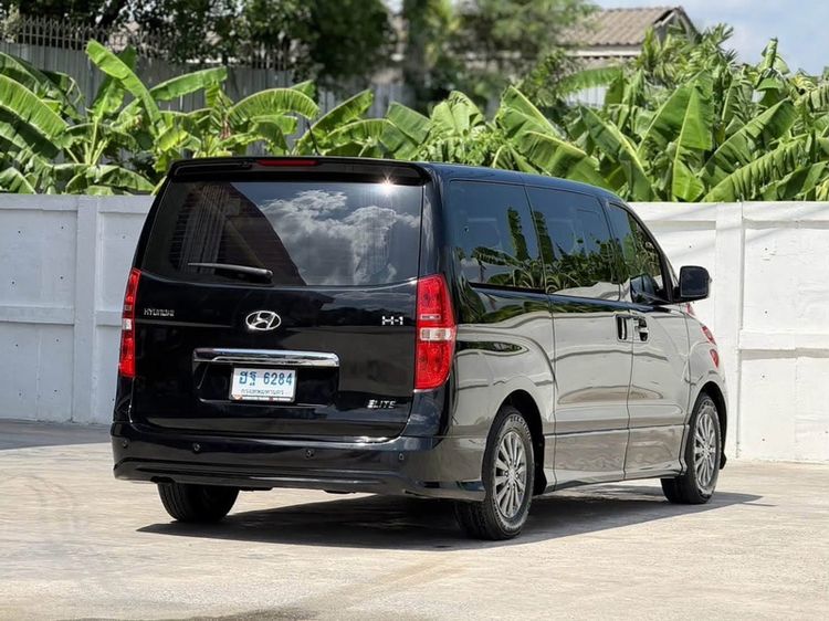 Hyundai H-1  2016 2.5 Elite Van ดีเซล ไม่ติดแก๊ส เกียร์อัตโนมัติ ดำ รูปที่ 4