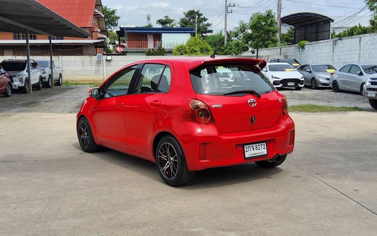 Toyota Yaris 2013 1.5 E Sedan เบนซิน ไม่ติดแก๊ส เกียร์อัตโนมัติ แดง รูปที่ 4