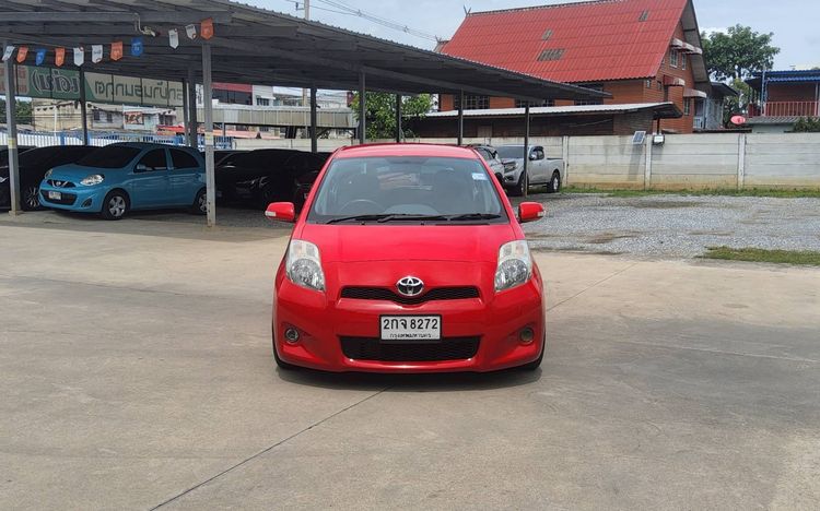Toyota Yaris 2013 1.5 E Sedan เบนซิน ไม่ติดแก๊ส เกียร์อัตโนมัติ แดง รูปที่ 2