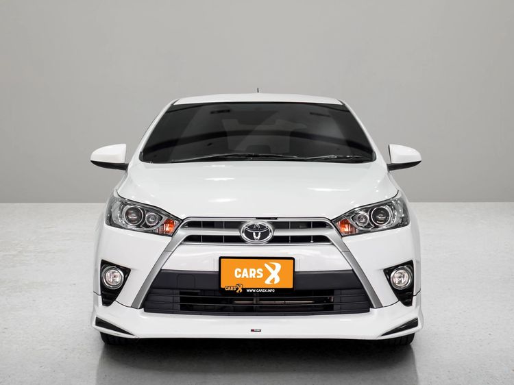 Toyota Yaris 2015 1.2 E Sedan เบนซิน ไม่ติดแก๊ส เกียร์อัตโนมัติ ขาว รูปที่ 2