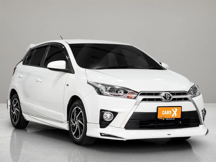 Toyota Yaris 2015 1.2 E Sedan เบนซิน ไม่ติดแก๊ส เกียร์อัตโนมัติ ขาว รูปที่ 3