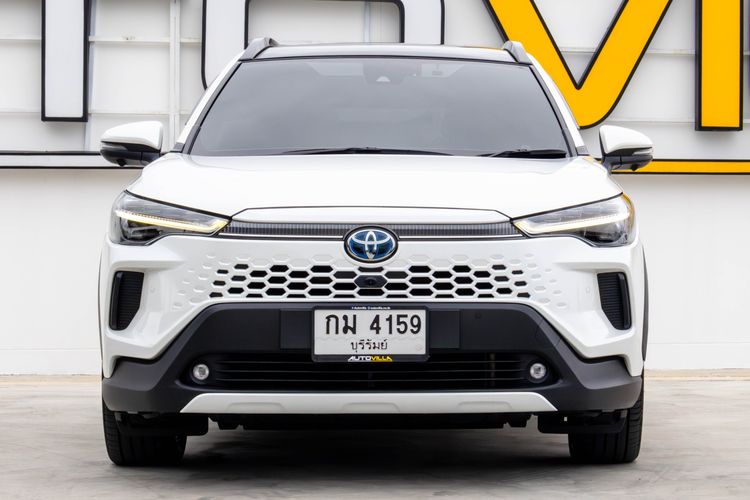 Toyota Corolla Cross 2025 1.8 HEV Premium Luxury Utility-car ไฮบริด เกียร์อัตโนมัติ ขาว รูปที่ 2