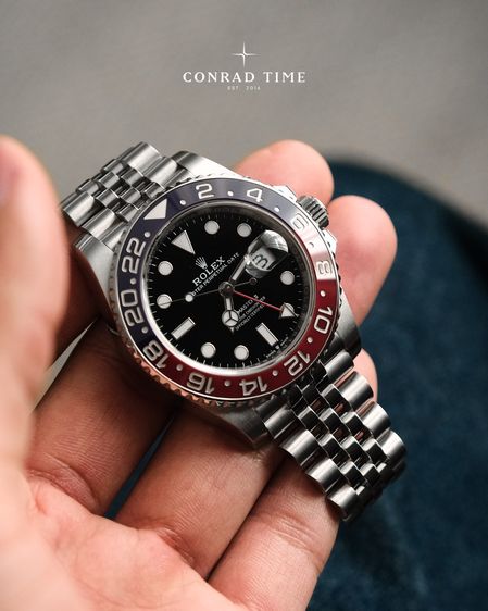 Rolex GMT-Master II 126710BLRO Pepsi' Black Dial Jubilee 40mm. 