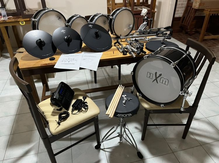 กลองชุดไฟฟ้าทรงกลองจริง HxM XD-460 รูปที่ 2