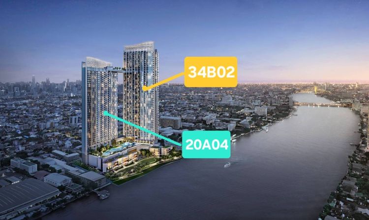 มีบางส่วน ขายดาวน์ คอนโด วันเวลา ณ เจ้าพระยา ชั้น 20 วิวแม่น้ำเจ้าพระยา ทำเลศักยภาพ เดินทางสะดวก