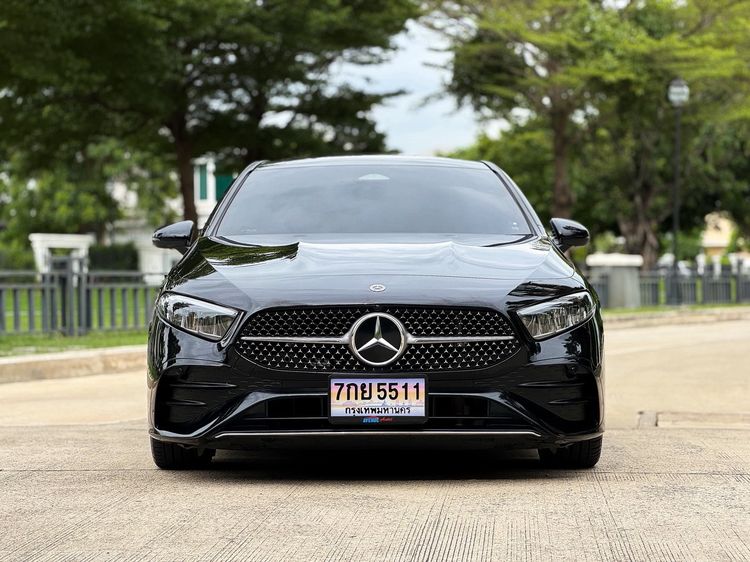 Mercedes-Benz A-Class 2024 A200 Sedan เบนซิน ไม่ติดแก๊ส เกียร์อัตโนมัติ ดำ รูปที่ 2