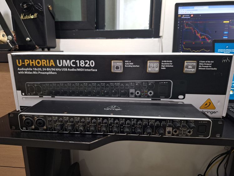 Behringer U-PHORIA UMC1820  USB ออดิโออินเตอร์เฟส รูปที่ 2
