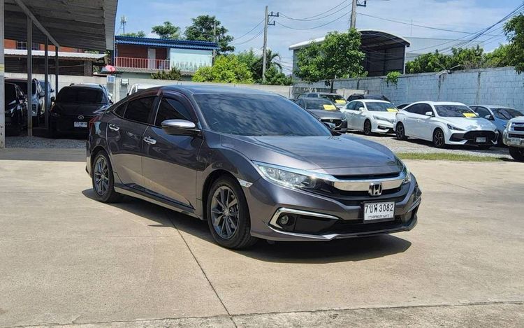 Honda Civic 2020 1.8 EL i-VTEC Sedan เบนซิน ไม่ติดแก๊ส เกียร์อัตโนมัติ เทา รูปที่ 3