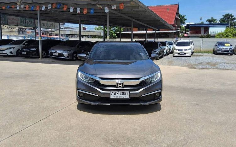 Honda Civic 2020 1.8 EL i-VTEC Sedan เบนซิน ไม่ติดแก๊ส เกียร์อัตโนมัติ เทา รูปที่ 2