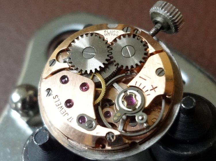 ROTARY 17 Jewels -Swiss Made- ETA 2412 นาฬิกาค็อกเทลวินเทจสวิส ตัวเรือนและสายทำจากเงินสเตอร์ลิงแท้ (เงินมาตรฐาน 925) รูปที่ 12