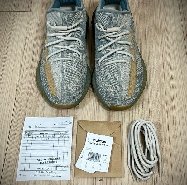 👟 ปล่อยต่อของแท้ราคาดี Yeezy Boost 350 V2 "Israfil" (Size 9US) อุปกรณ์ครบยันใบเสร็จ!