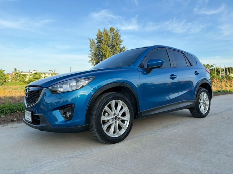 Mazda CX-5 2014 2.2 XDL 4WD Utility-car ดีเซล ไม่ติดแก๊ส เกียร์อัตโนมัติ น้ำเงิน รูปที่ 3