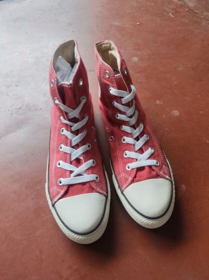 รองเท้าผ้าใบ ผ้าใบ UK 8 | EU 42 | US 8.5 แดง Converse Chuck Taylor All Star Hi - Red🔥