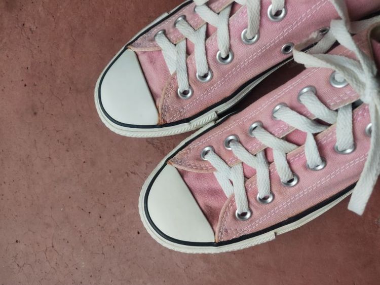 Converse All Star ข้อสั้นทรงปี 80 สีชมพูพาสเทลยอดฮิต🌸 รูปที่ 6