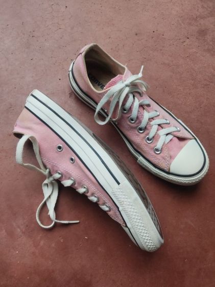 รองเท้าผ้าใบ ผ้าใบ UK 6.5 | EU 40 | US 8 Converse All Star ข้อสั้นทรงปี 80 สีชมพูพาสเทลยอดฮิต🌸