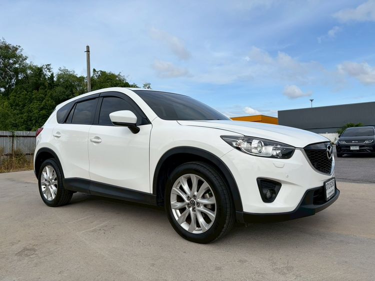 Mazda CX-5 2014 2.2 XDL 4WD Utility-car ดีเซล ไม่ติดแก๊ส เกียร์อัตโนมัติ ขาว