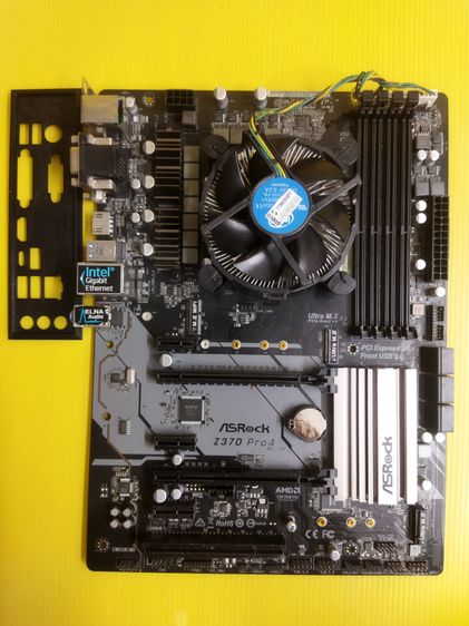 อื่นๆ เจน9  i3-9100 ๑ 3.6ghz 4c 4t มีการ์ดจอในตัว  มีM2สองชุด พร้อม Asrock รุ่น Z370 Pro4 ซิ้งลม แผ่นปิดหลัง มีเก็บปลายทาง