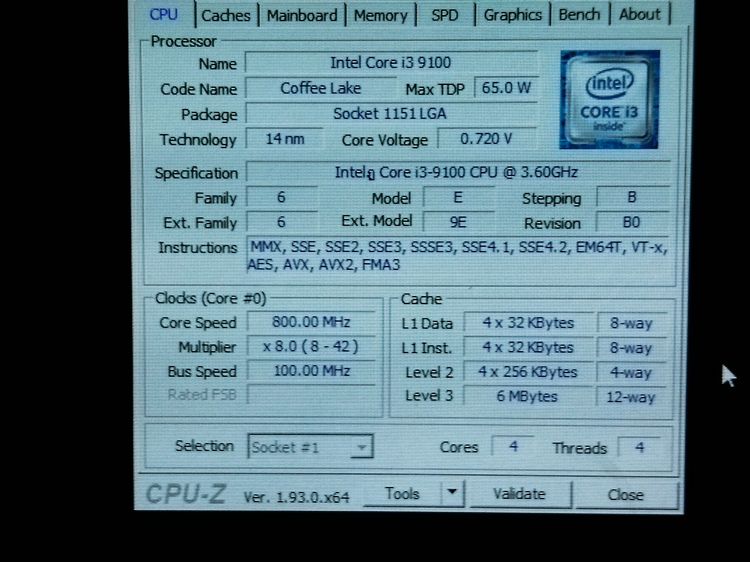 เจน9  i3-9100 ๑ 3.6ghz 4c 4t มีการ์ดจอในตัว  มีM2สองชุด พร้อม Asrock รุ่น Z370 Pro4 ซิ้งลม แผ่นปิดหลัง มีเก็บปลายทาง รูปที่ 4